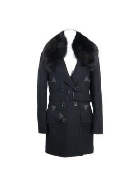 Louis Vuitton Long Coat 44 with Wool